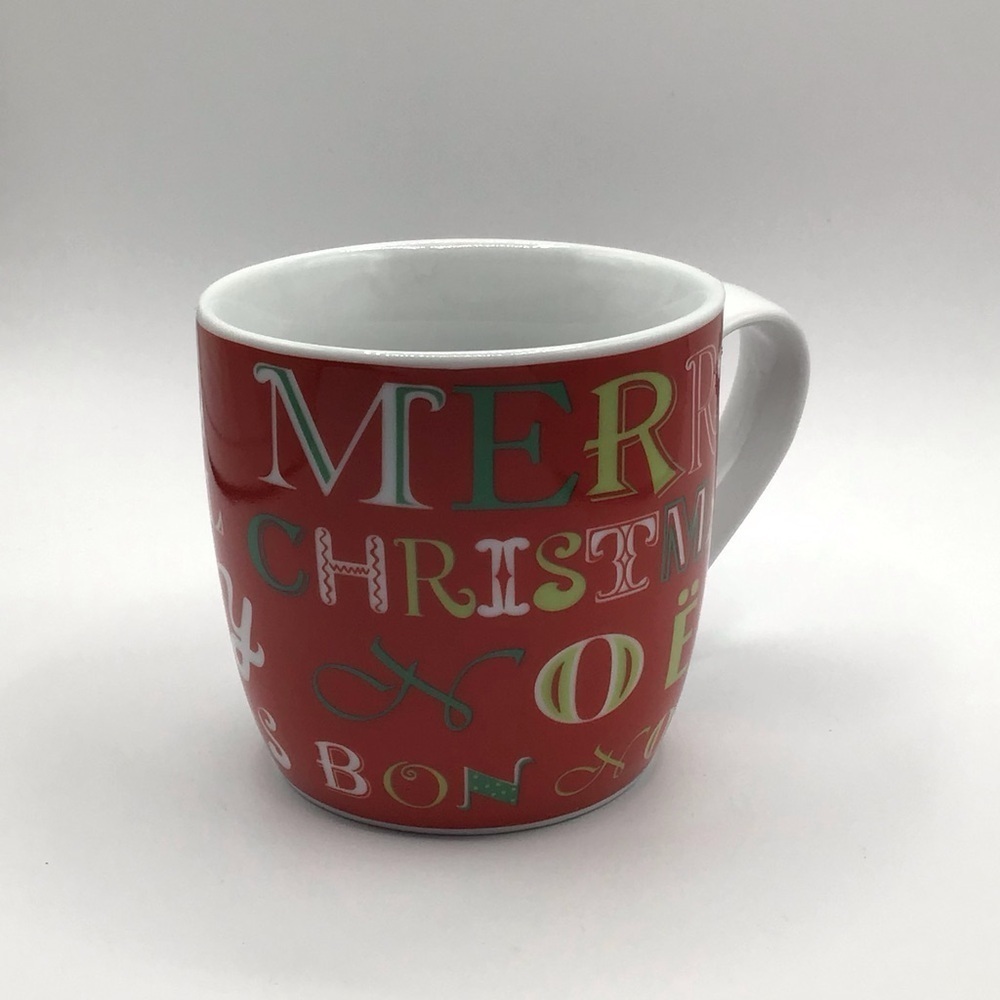 Festive Christmas Mug - Red - Picture 2 of 5
